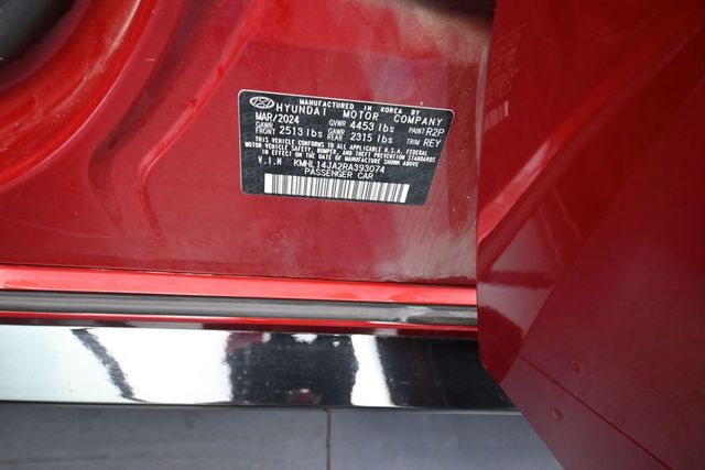2024 Hyundai Sonata SEL Red at Wharton Chevrolet GMC