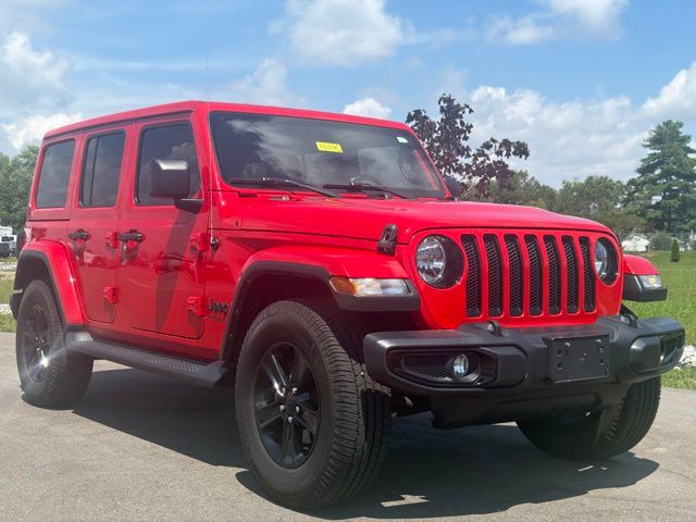 Red Clearcoat 2021 Jeep Wrangler SUV / Crossover Four-Wheel Drive 8-Speed Automatic
