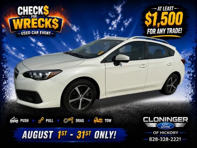 Crystal White Pearl 2022 Subaru Impreza Wagon All-Wheel Drive Continuously Variable Transmission