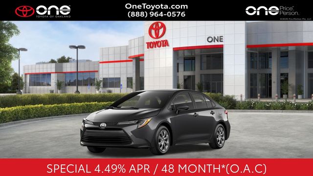 Underground 2026 Toyota Corolla Sedan Front-Wheel Drive Continuously Variable Transmission
