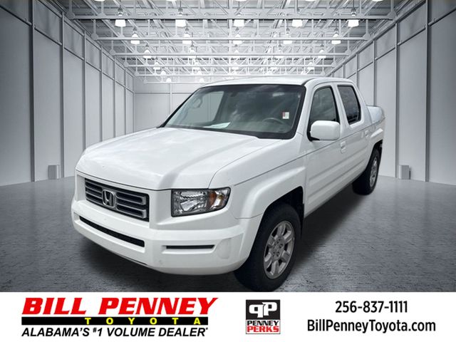 White 2006 Honda Ridgeline Pickup Truck All-Wheel Drive 5-Speed Automatic