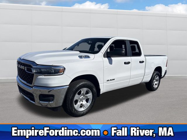 Bright White Clearcoat 2025 RAM 1500 Pickup Truck Four-Wheel Drive 8-Speed Automatic