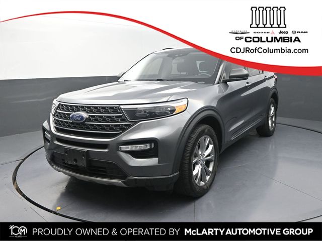 Gray Metallic 2022 Ford Explorer XLT AWD SUV / Crossover All-Wheel Drive Automatic