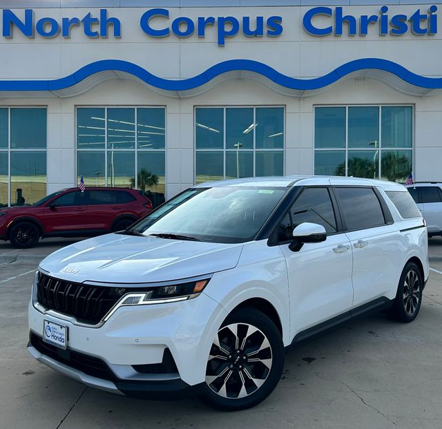 Snow White Pearl 2024 Kia Carnival Minivan Front-Wheel Drive 8-Speed Automatic