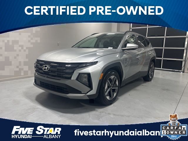 Shimmering Silver 2025 Hyundai Tucson SEL Convenience FWD SUV / Crossover Front-Wheel Drive 8-Speed Automatic