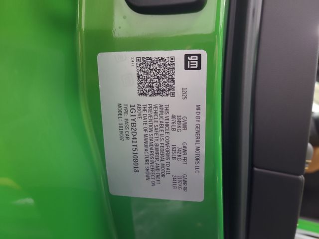 2026 – Chevrolet – Corvette