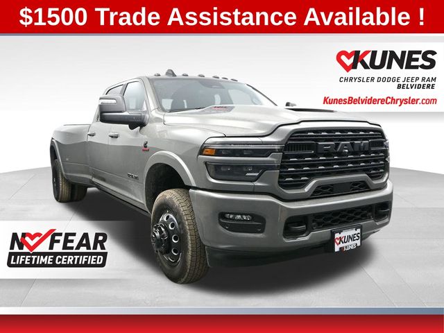 Ceramic Gray Clearcoat 2026 RAM 3500 Pickup Truck Four-Wheel Drive 8-Speed Automatic