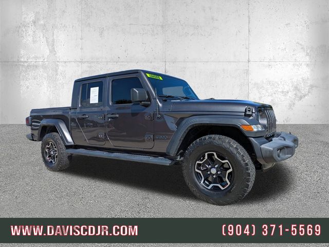 Gray (Granite Crystal Metallic Clearcoat) 2020 Jeep Gladiator Sport Crew Cab 4WD Pickup Truck Four-Wheel Drive 8-Speed Automatic
