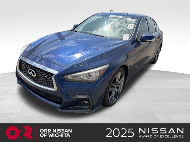 Iridium Blue 2019 INFINITI Q50 3.0t Signature Edition RWD Sedan Rear-Wheel Drive 7-Speed Automatic Overdrive