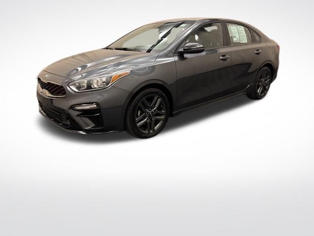 Gravity Gray 2021 Kia Forte GT Line FWD Sedan Front-Wheel Drive Continuously Variable Transmission