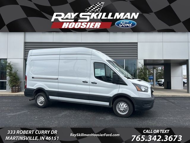 Oxford White 2023 Ford Transit Cargo 250 High Roof LB AWD Van All-Wheel Drive