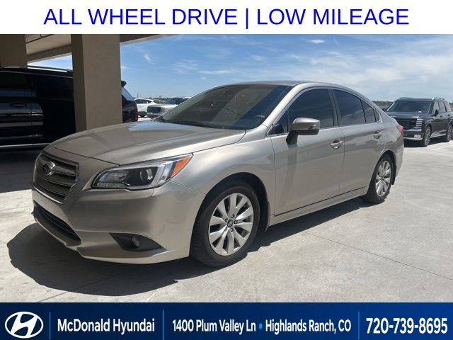 Gray (Tungsten Metallic) 2017 Subaru Legacy Sedan All-Wheel Drive Continuously Variable Transmission