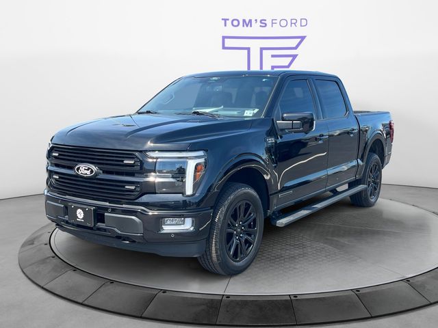 Black Metallic 2025 Ford F-150 Platinum SuperCrew 4WD Pickup Truck Four-Wheel Drive Automatic