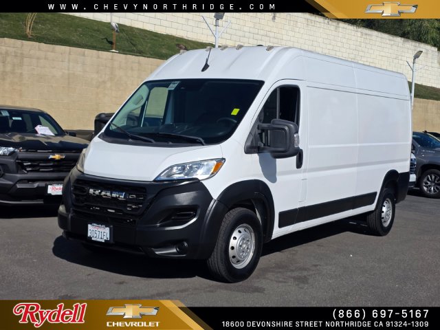Bright White Clearcoat 2023 RAM ProMaster Van Front-Wheel Drive 9-Speed Automatic
