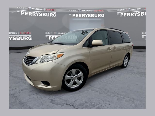Sandy Beach Metallic 2012 Toyota Sienna LE 7-Passenger Minivan Front-Wheel Drive 6-Speed Automatic Overdrive