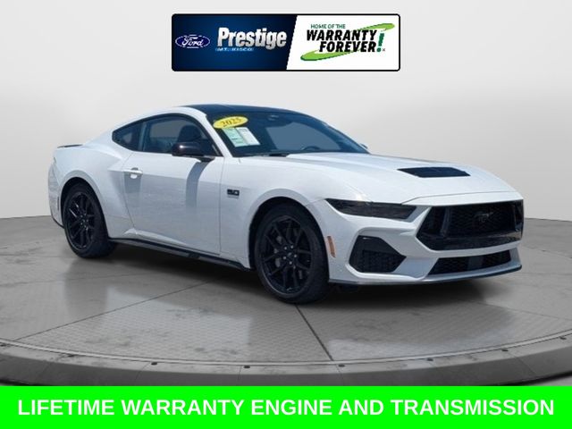Oxford White 2025 Ford Mustang Coupe Rear-Wheel Drive Automatic