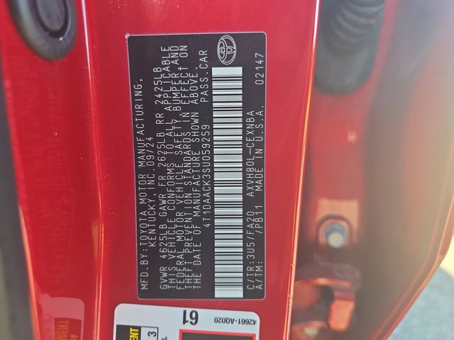 Used 2025 Red Toyota LE image 34