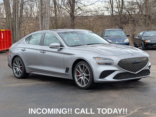 Savile Silver 2025 Genesis G70 2.5T Standard RWD Sedan Rear-Wheel Drive 8-Speed Automatic