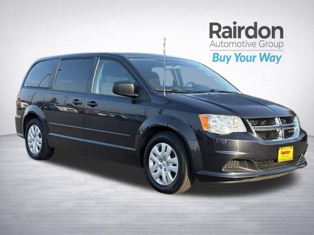 Gray (Maximum Steel Metallic Clearcoat) 2014 Dodge Grand Caravan Minivan Front-Wheel Drive 6-Speed Automatic