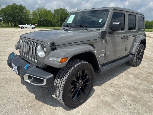 Sting-Gray Clearcoat 2023 Jeep Wrangler 4xe Sahara 4WD SUV / Crossover Four-Wheel Drive 8-Speed Automatic