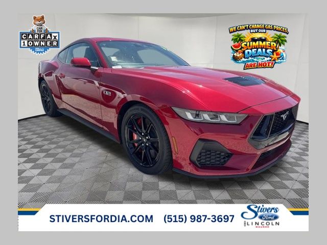 Red Metallic 2024 Ford Mustang GT Premium Fastback RWD Coupe Rear-Wheel Drive Automatic