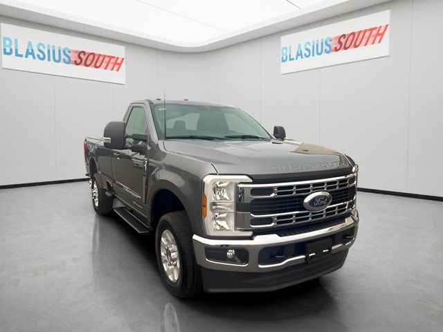 Gray Metallic 2024 Ford F-350 Super Duty Pickup Truck Four-Wheel Drive Automatic