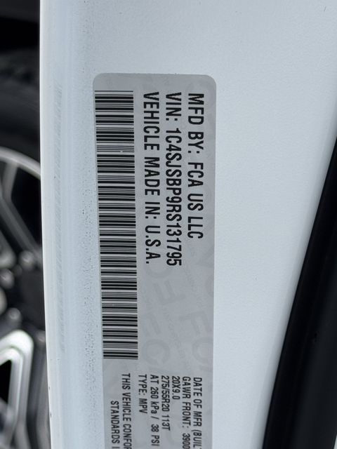 2024 Jeep Wagoneer L Series II White at Legacy Ford
