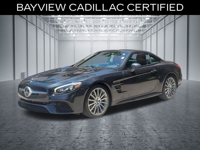 Black 2018 Mercedes-Benz SL-Class Convertible Rear-Wheel Drive 9-Speed Automatic