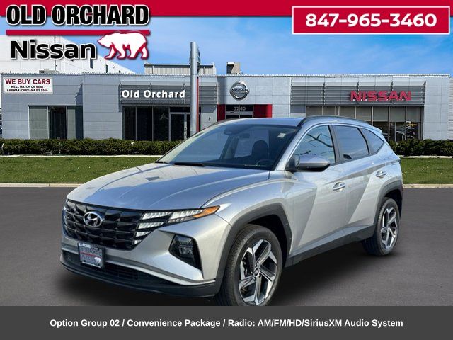 Shimmering Silver 2023 Hyundai Tucson SUV / Crossover All-Wheel Drive 8-Speed Automatic