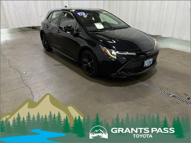 Midnight Black Metallic 2022 Toyota Corolla Hatchback Hatchback Front-Wheel Drive Continuously Variable Transmission