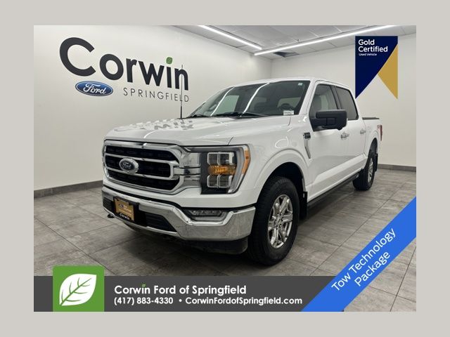 Oxford White 2022 Ford F-150 XLT SuperCrew 4WD Pickup Truck Four-Wheel Drive Automatic