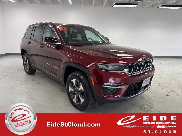 Velvet Red Pearlcoat 2022 Jeep Grand Cherokee 4xe 4WD SUV / Crossover Four-Wheel Drive 8-Speed Automatic