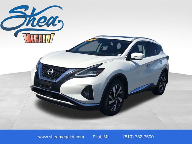 Pearl White Tricoat 2023 Nissan Murano SL AWD SUV / Crossover All-Wheel Drive Continuously Variable Transmission