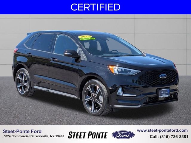 Agate Black Metallic 2023 Ford Edge SUV / Crossover All-Wheel Drive 7-Speed Automatic