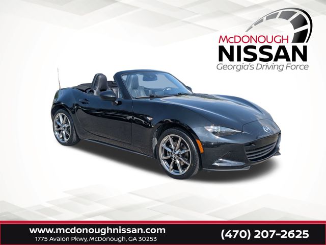 Jet Black 2023 Mazda MX-5 Miata Convertible Rear-Wheel Drive 6-Speed Automatic