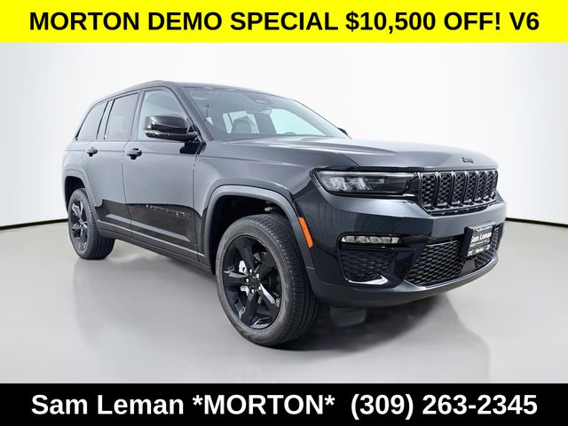 Diamond Black Crystal Pearlcoat 2025 Jeep Grand Cherokee SUV / Crossover Four-Wheel Drive 8-Speed Automatic