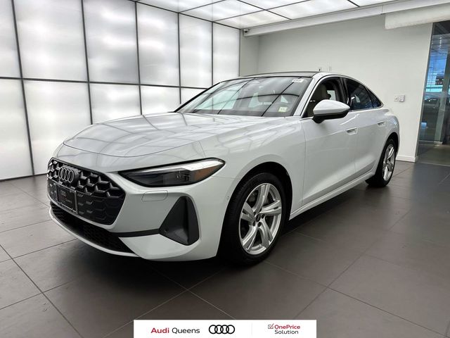 Glacier White Metallic 2025 Audi A5 Sedan All-Wheel Drive 7-Speed Automatic