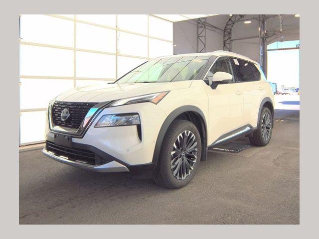 Pearl White Tricoat 2023 Nissan Rogue SUV / Crossover All-Wheel Drive Continuously Variable Transmission