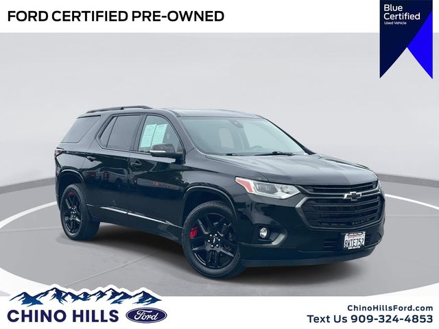 Black Metallic 2021 Chevrolet Traverse Premier FWD SUV / Crossover Front-Wheel Drive 9-Speed Automatic