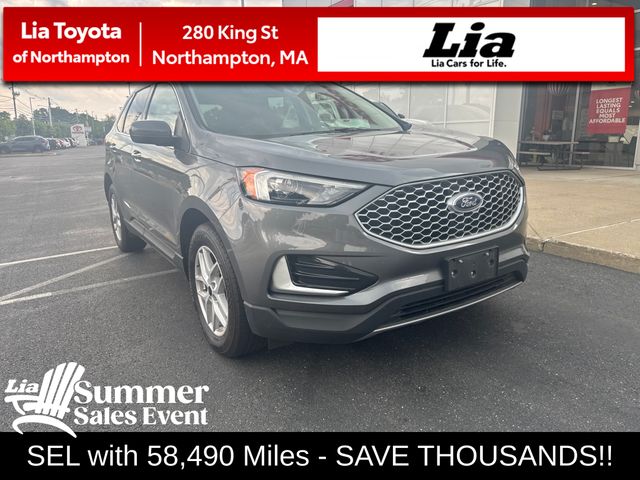 Gray Metallic 2024 Ford Edge SUV / Crossover All-Wheel Drive 8-Speed Automatic