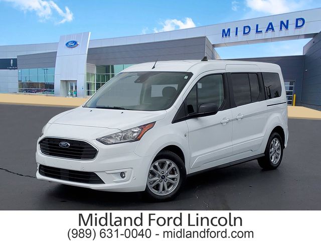 Frozen White 2021 Ford Transit Connect Wagon XLT LWB FWD with Rear Liftgate Van Front-Wheel Drive 8-Speed Automatic