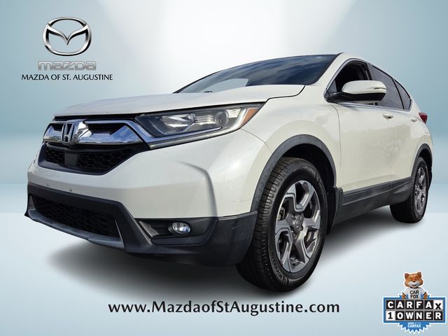White 2017 Honda CR-V EX AWD SUV / Crossover All-Wheel Drive Continuously Variable Transmission