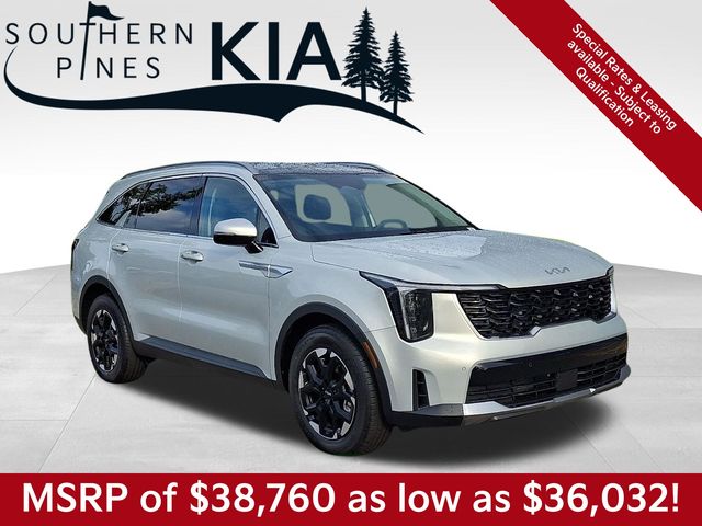 White (Ivory Silver) 2026 Kia Sorento SUV / Crossover Front-Wheel Drive 8-Speed Automatic