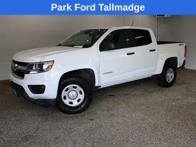Summit White 2016 Chevrolet Colorado Work Truck Crew Cab 4WD Pickup Truck Four-Wheel Drive 6-Speed Automatic
