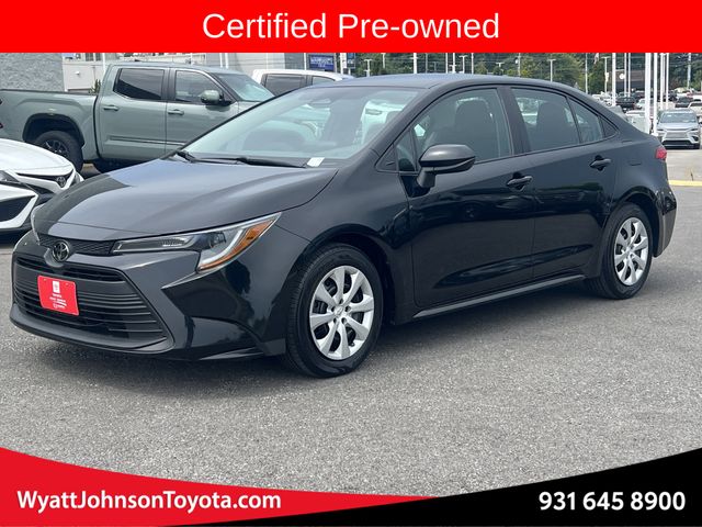 Midnight Black Metallic 2024 Toyota Corolla Sedan Front-Wheel Drive Continuously Variable Transmission