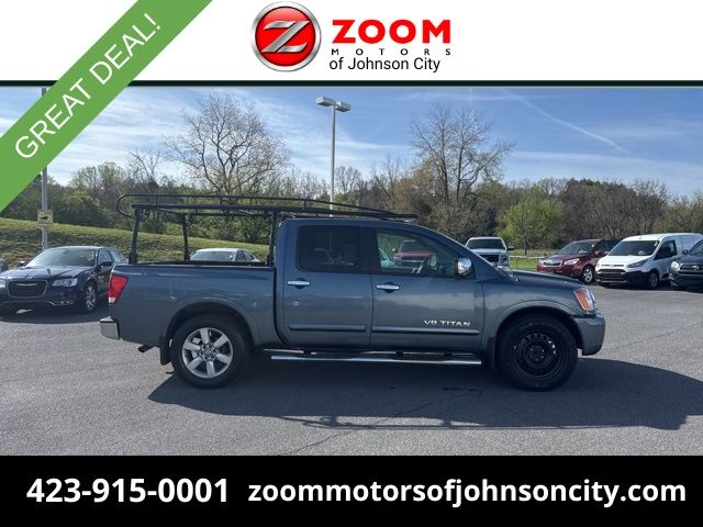 Blue Steel Metallic 2012 Nissan Titan Pickup Truck 4X2 5-Speed Automatic