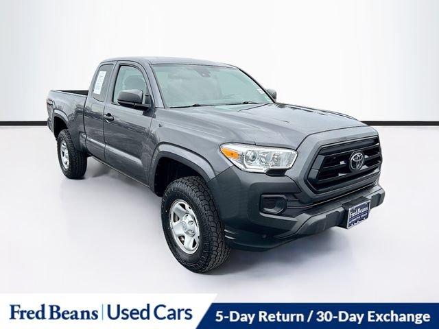 Magnetic Gray Metallic 2021 Toyota Tacoma SR I4 Access Cab 4WD Pickup Truck Four-Wheel Drive 6-Speed Automatic