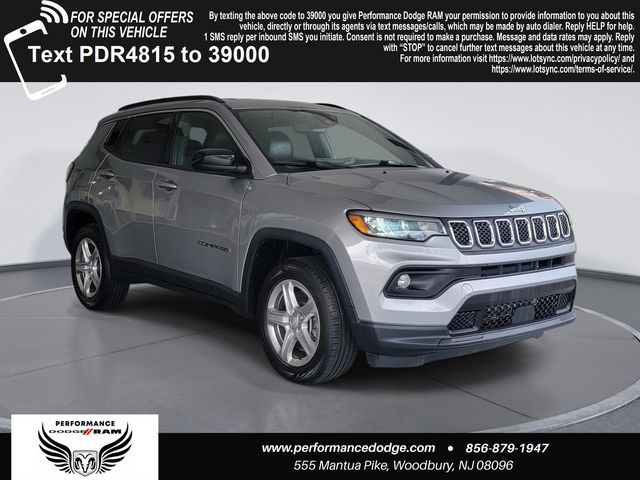 Gray 2024 Jeep Compass SUV / Crossover Four-Wheel Drive 8-Speed Automatic