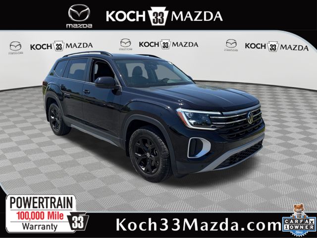 Deep Black 2024 Volkswagen Atlas SUV / Crossover All-Wheel Drive 8-Speed Automatic