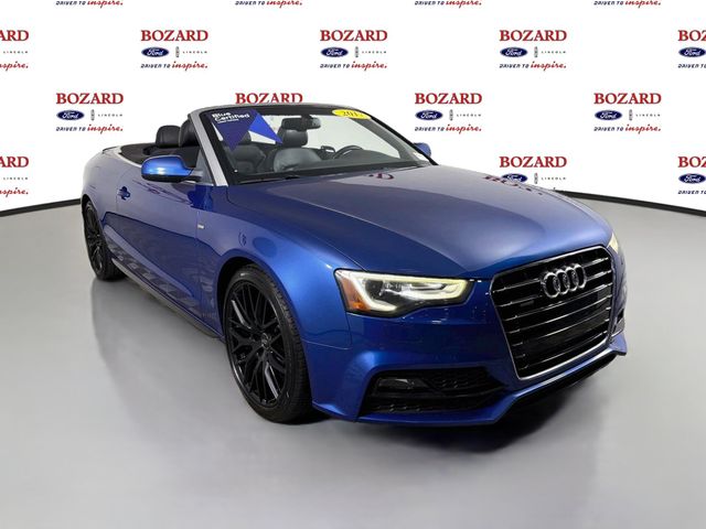 Sepang Blue Pearl Effect/Black Roof 2017 Audi A5 Convertible All-Wheel Drive 8-Speed Automatic